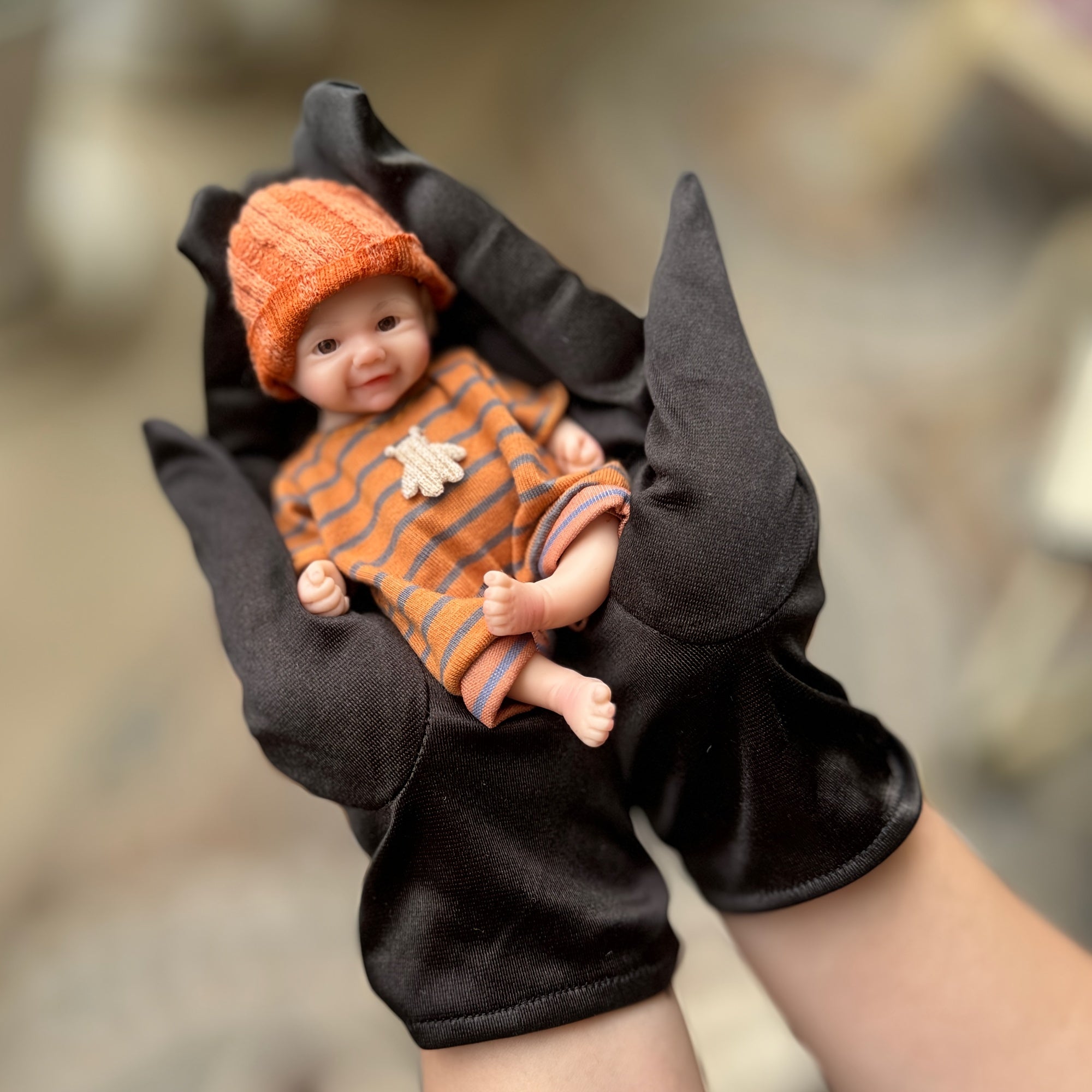 6 inch Silicone Reborn Baby Dolls Full Body Soft Solid Silicone Mixed
