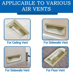 Adjustable Magnetic Air Vent Deflector for AC and Ceiling Registers