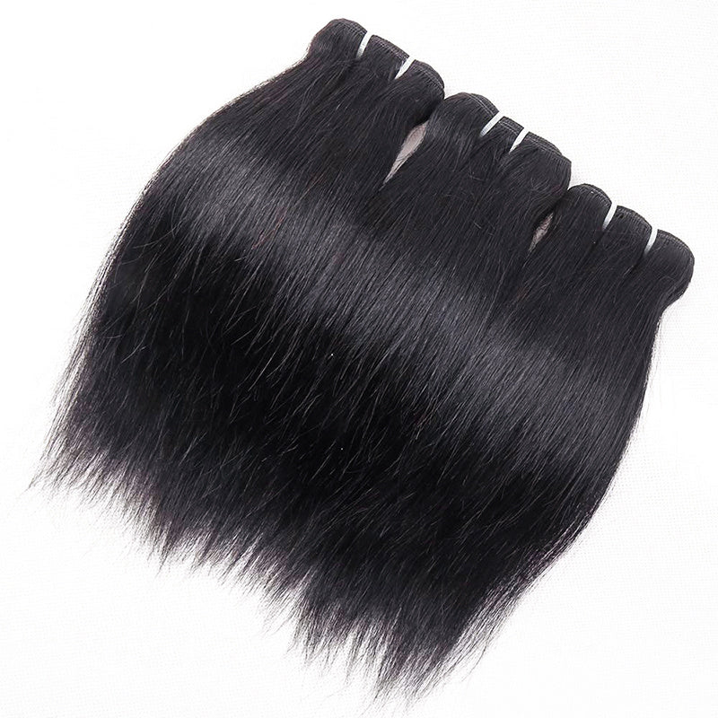 10A Brazilian Straight Hair Bundle 3PCS Human Hair Weaving Extension