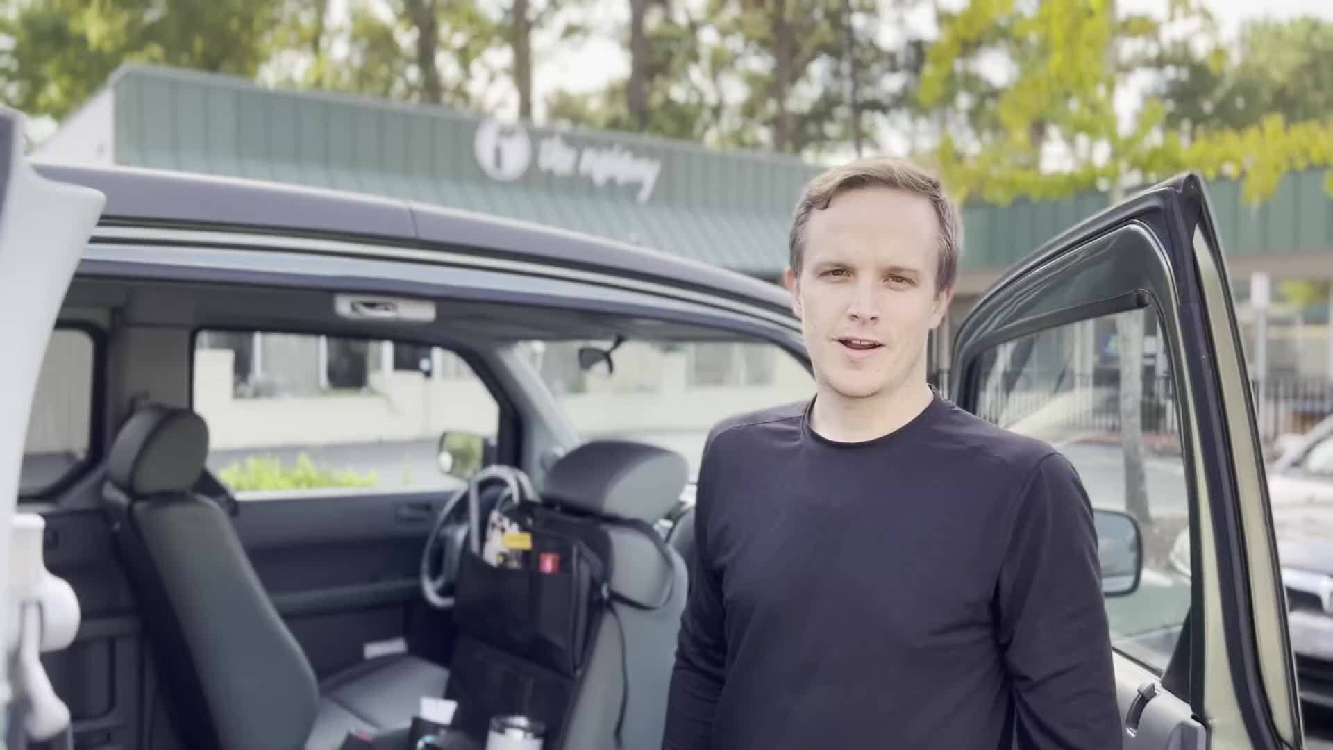 2pcs PU Leather Car Seat Organizer with Foldable Table Tray