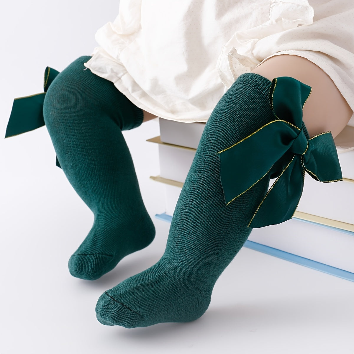 Baby Girls Kids Bowknot Crew Socks Cute Stockings