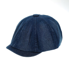 Vintage Newsboy Cap Winter Thick Warm Casual Berets Peaked Cap