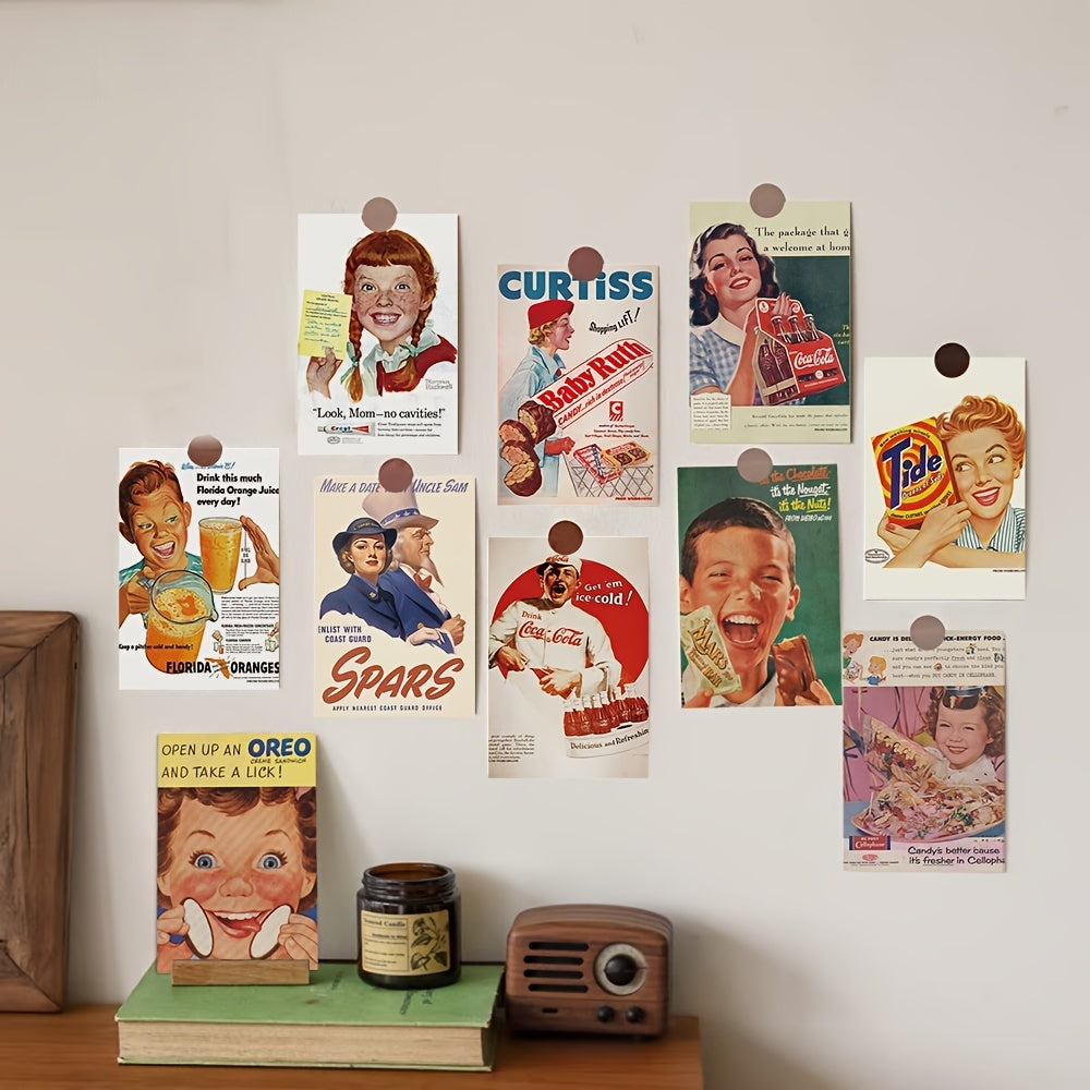 American Style Postcards for Bedroom Wall Decor