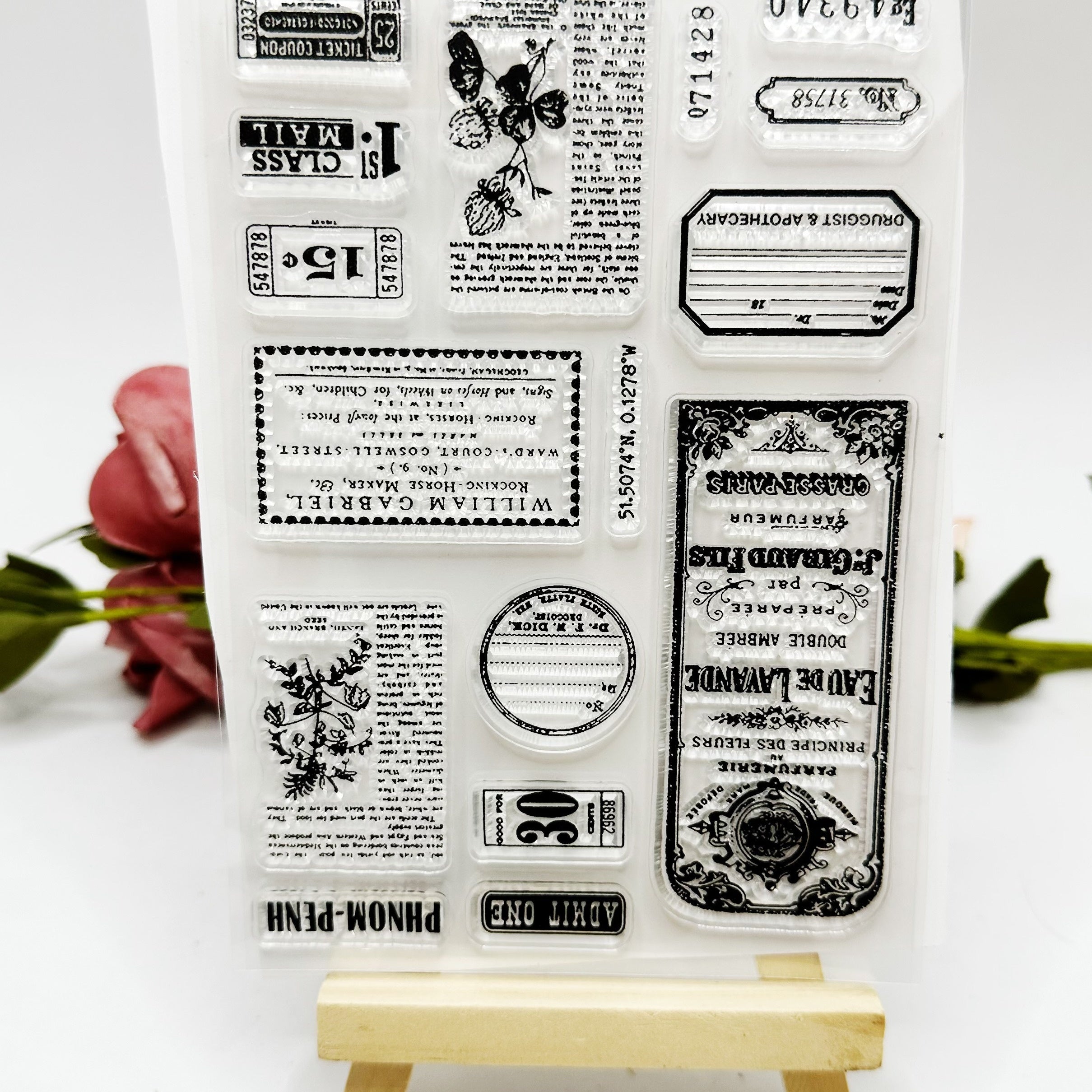 1pc Retro Stamp For DIY Scrapbooking