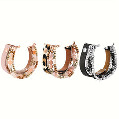 Bead Braided Watch Strap for iWatch SE10 9 8 7 6 5 4 38mm 49mm
