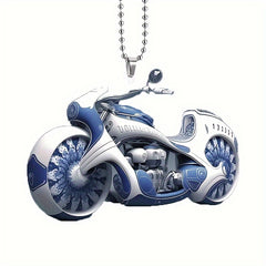 Sci-Fi Motorcycle Acrylic Pendant Rearview Mirror Decoration