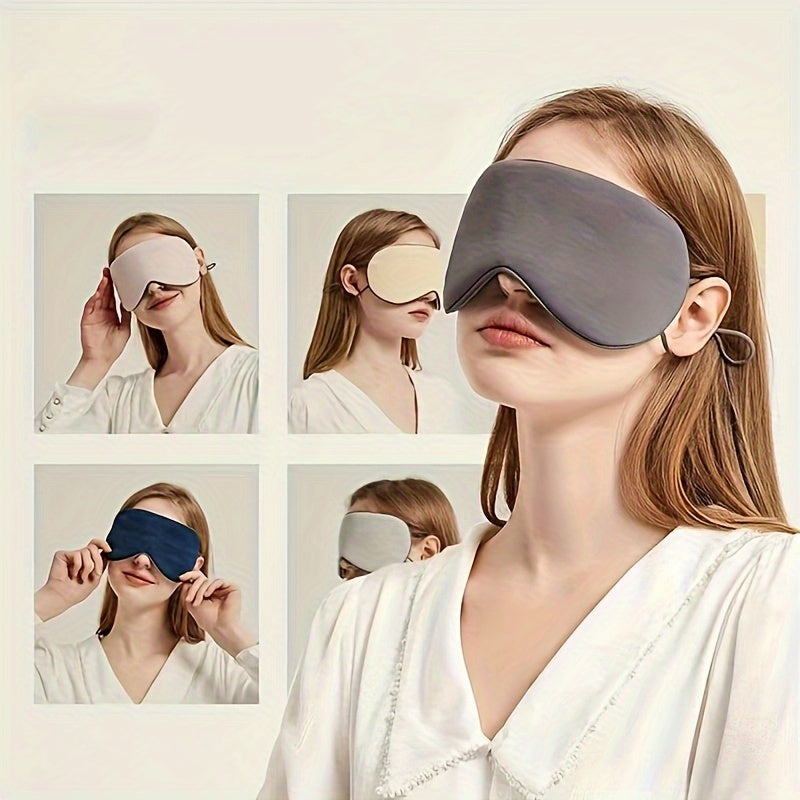 Adjustable Double Sided Sleeping Eye Mask Blackout Blindfold
