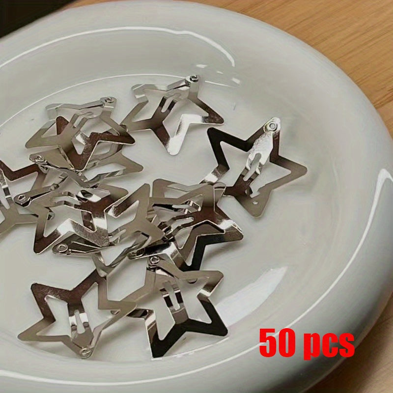 Star Pattern Hair Clips for Women, Princess Decorative Accessories