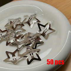 Star Pattern Hair Clips for Women, Princess Decorative Accessories