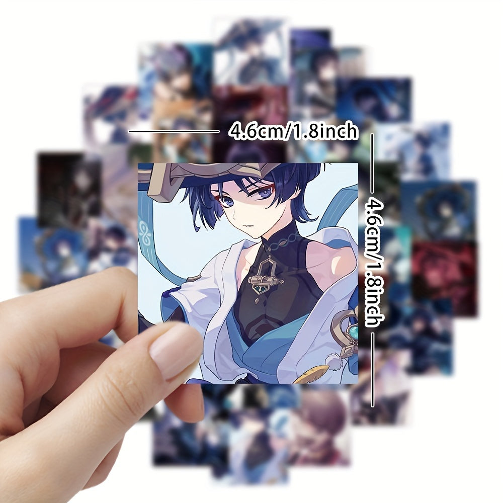 60pcs Anime Stickers Waterproof Stickers for Mobile Phones Laptops Bottles