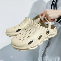 Men's Breathable Slip On Clog Sandals Casual Outdoor Walking Slippers
