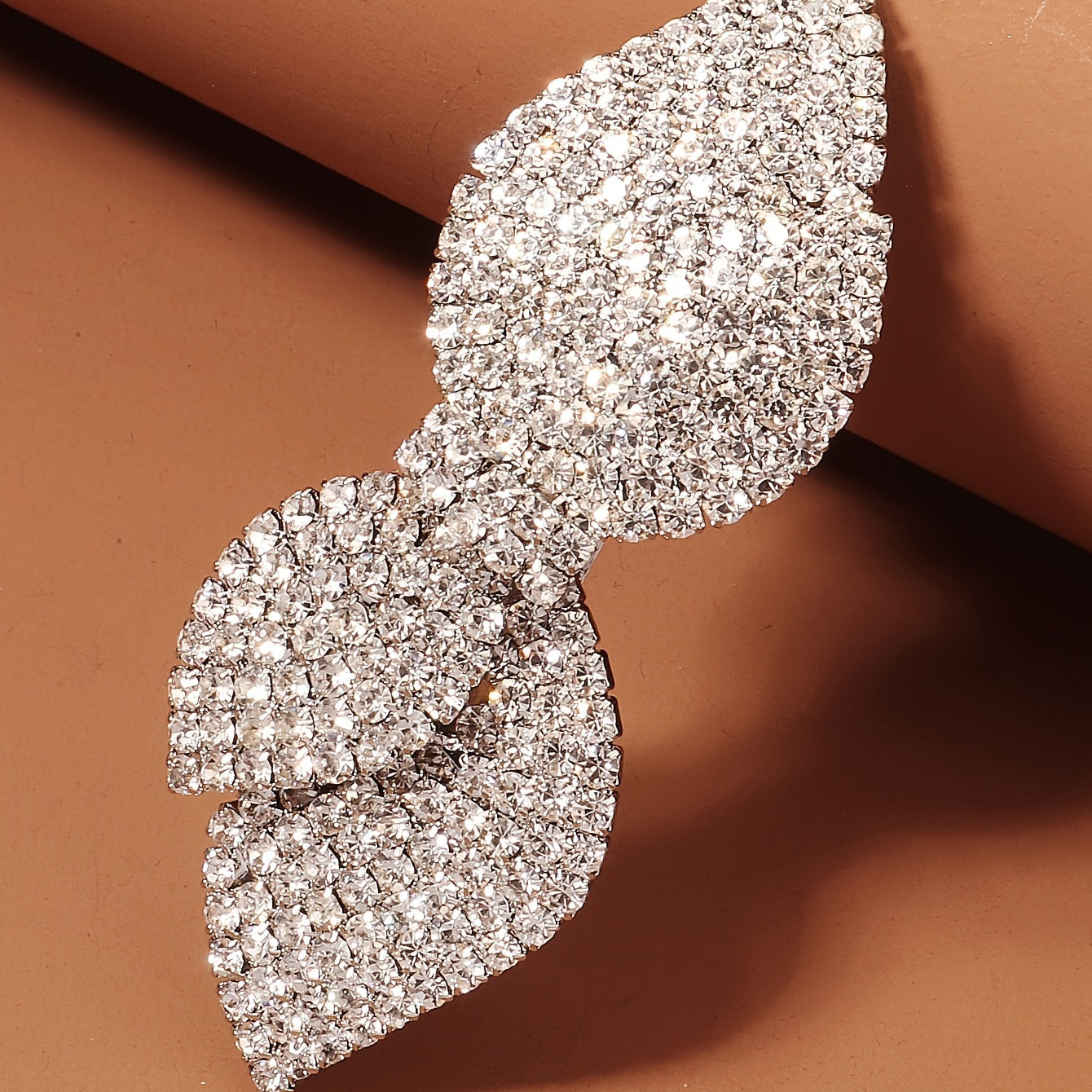 Rhinestone Bow Hair Clip Wedding Bridal Jewelry Hair Accessories