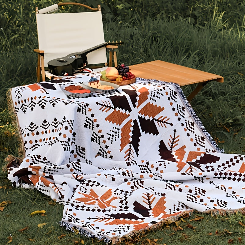Thickened Bohemian Picnic Mat for Camping & Outdoor Activities