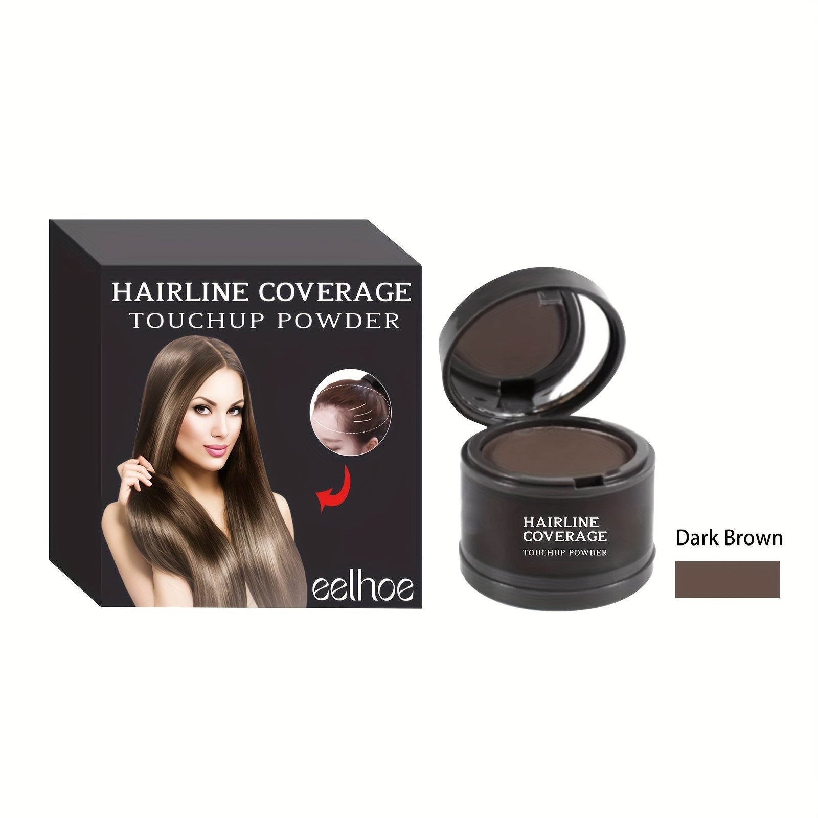 Hairline Covering Powder - Conceal Hairline for Thick Hair