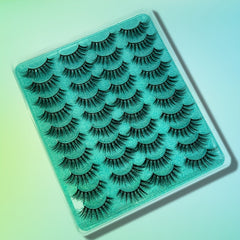 20 Pairs Fluffy Dramatic 3D Faux Mink Lashes for Stage