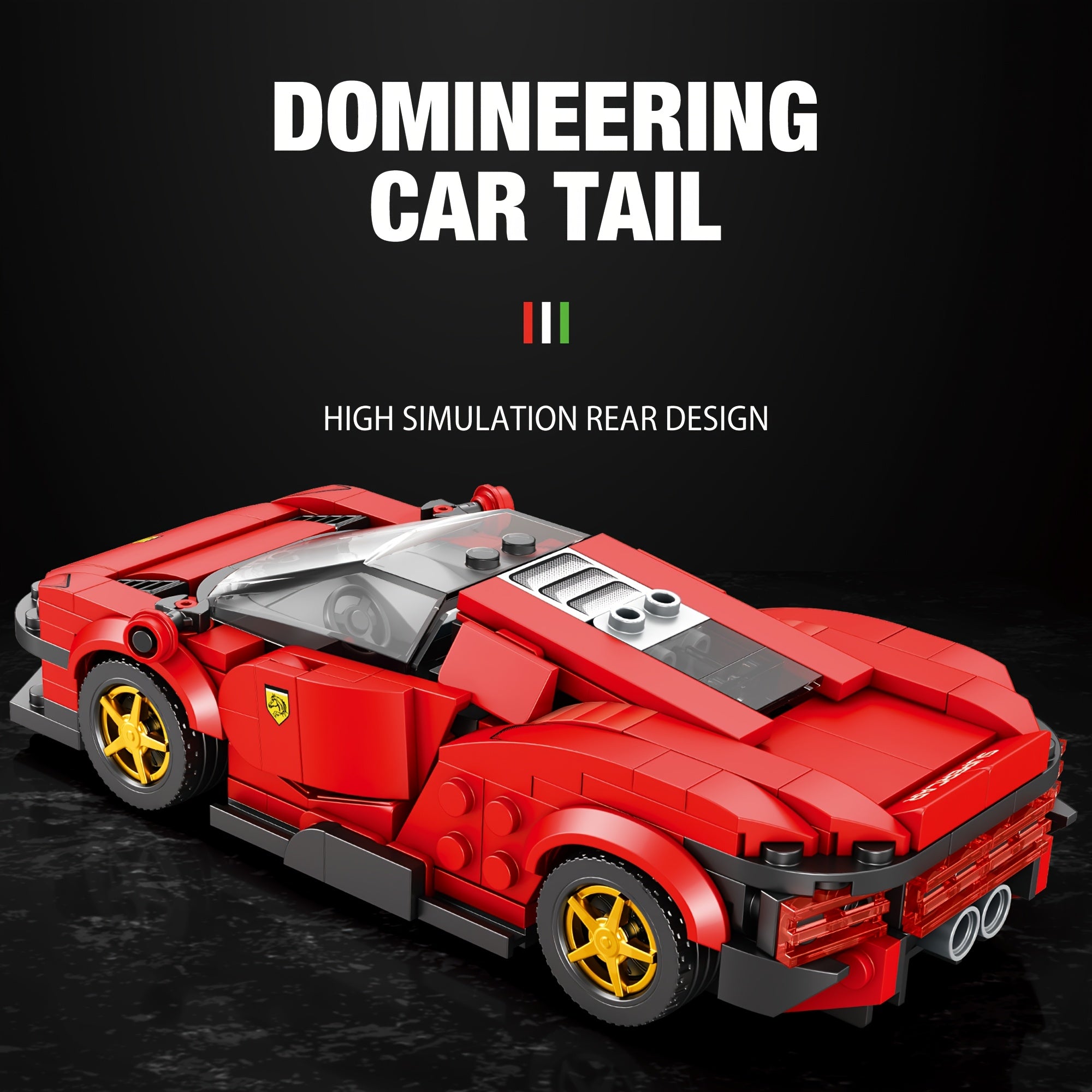 275pcs Red Sports Car Building Blocks Set for Racing Enthusiasts
