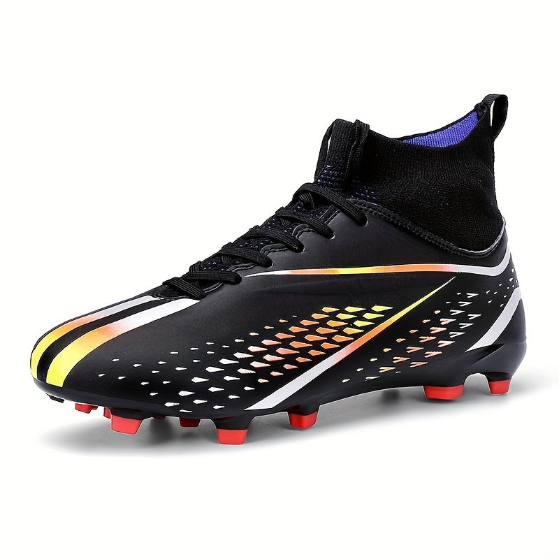 Kids AG Soccer Cleats Lightweight Non Slip Football Shoes