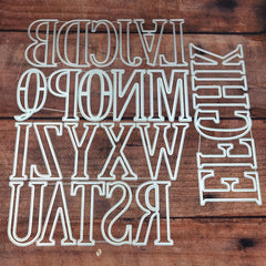 High Large Alphabets Numbers Metal Cutting Dies Scrapbooking Paper Card Making