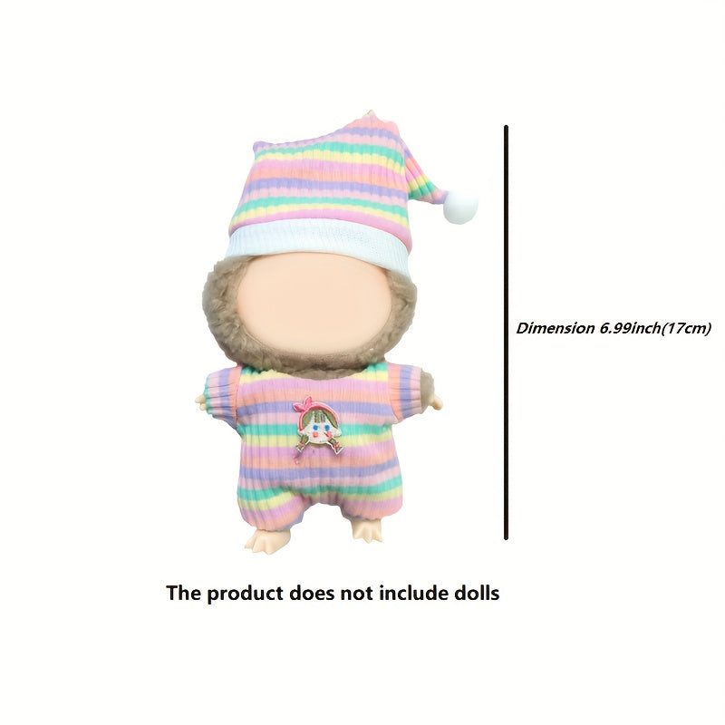 69 Inch Doll Outfits Complete Style Small Doll Clothing Set for Dolls