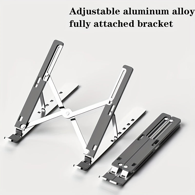 Adjustable Laptop Stand Foldable Portable Silicone Pipe Design