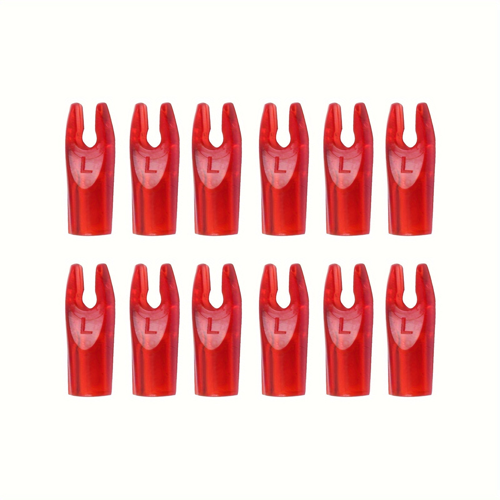 12pcs DIY Arrow Nock For 0.244in 6.2mm ID Shaft Archery Accessory