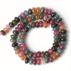8x5mm Abacus Shape Jade Stone Beads for Jewelry Making