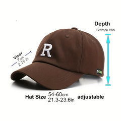 Men's Casual Cotton Solid Baseball Cap