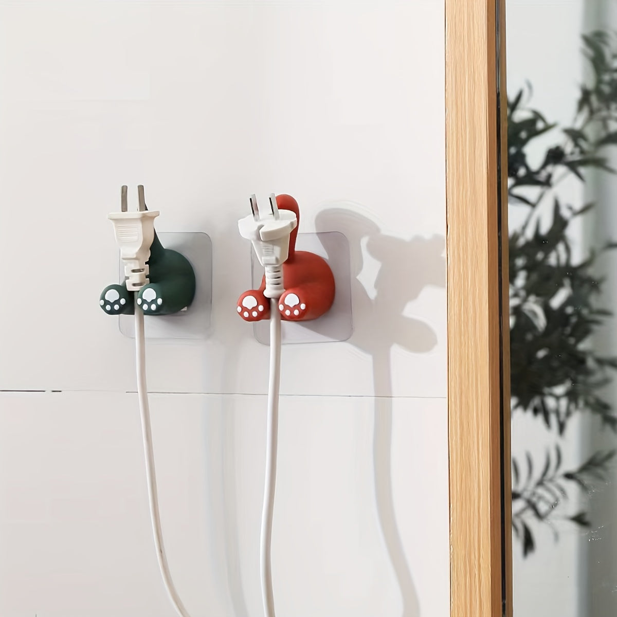 Cartoon Animal Hook Hole Plug Bracket for Keys and Toothbrushes