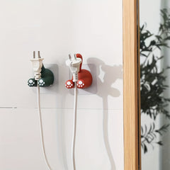 Cartoon Animal Hook Hole Plug Bracket for Keys and Toothbrushes