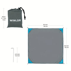 Sandproof Beach Picnic Mat Portable Pocket Mat
