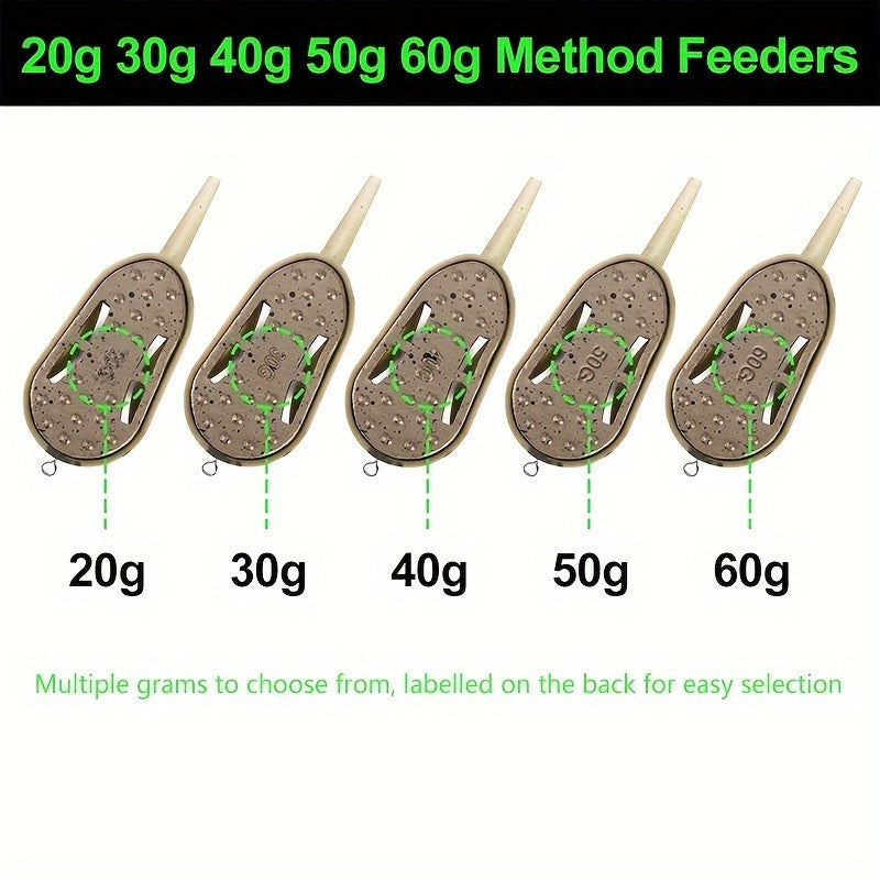 Weighted Method Feeder with Mould Carp Fishing Accessories