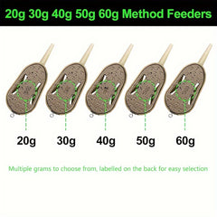Weighted Method Feeder with Mould Carp Fishing Accessories