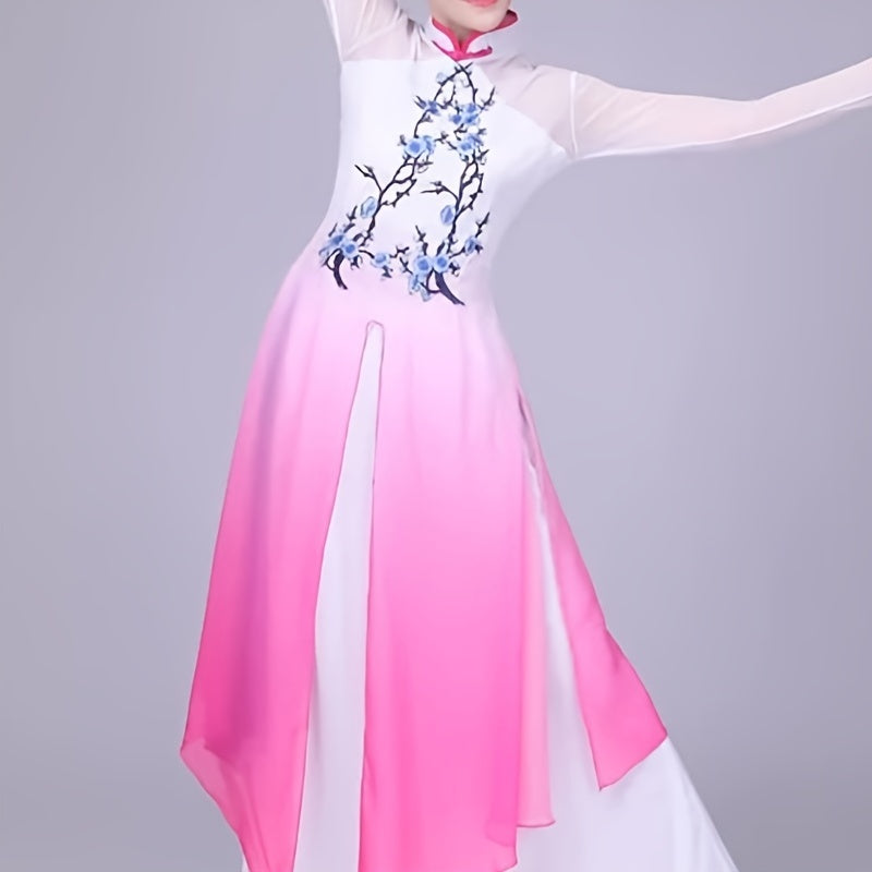 Flower Embroidery Cloth Sticker Cheongsam Skirt Decoration Patch