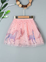 Toddler Girls Sequin Summer Skirt