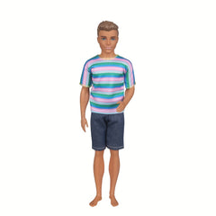 6pcs Doll Clothes Tops and Pants Outfit for 30 Boy Doll Accessories Toys