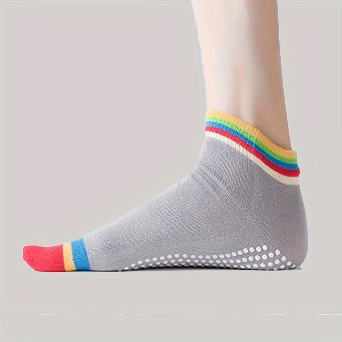 Colorful Five Toe Split Dance Socks Soft Comfortable Sweat Absorbent