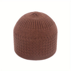 Striped Knitted Beanie Solid Women Lightweight Skull Cap Chemo Hats