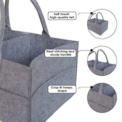 Portable Car Travel Organizer Diaper Caddy Nursery Storage Bin Tote Bag