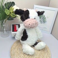 Fluffy Cow Plush Toy & Home Decor Ornament