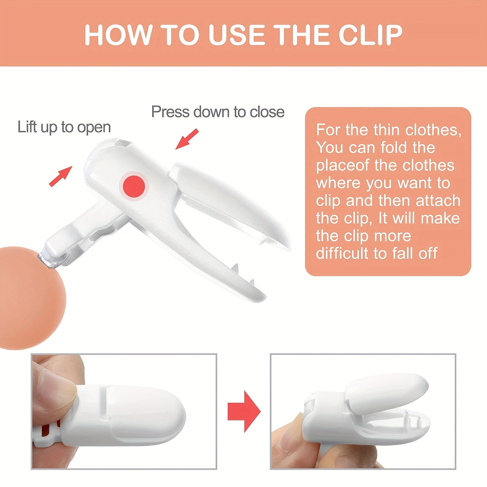 2pcs Set Silicone Pacifier Clips for Teething Babies