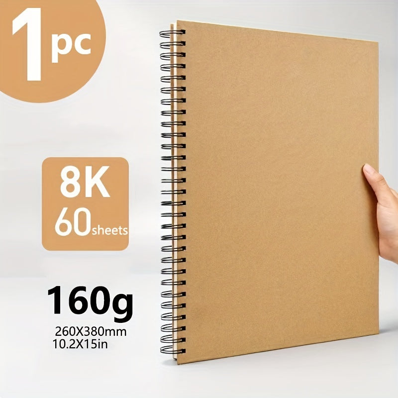 A4 8K 16K Sketchbook 60 Sheets 98 Lb 160 Gsm Spiral Bound Acid Artist Sketch