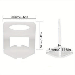 500pcs Tile Leveling Clips 1.5mm 2mm 3mm