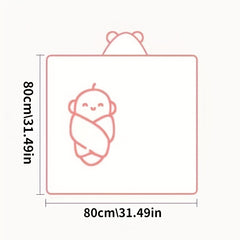 Newborn Baby Hooded Cloak Bath Towel Blanket