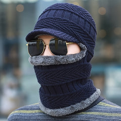 Winter Riding Hat with Fleece Lining and Ear Protectors