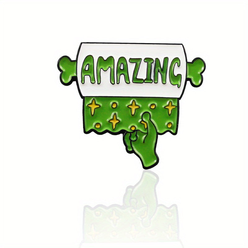 Cartoon Alien Brooch - Fun Clothing Decoration & Perfect Gift for Kids