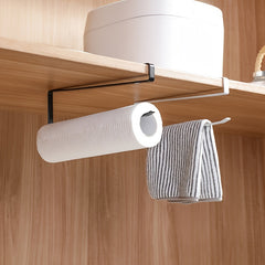 Kitchen Paper Roll Rack Cabinet Paper Towel Rack Wall-mounted
