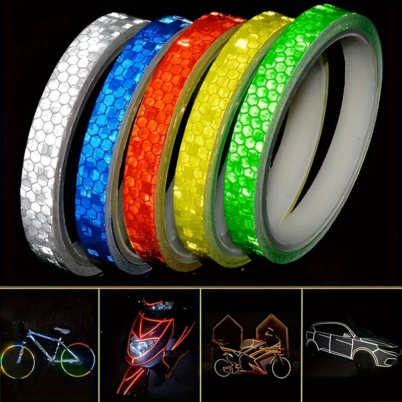 2pcs Reflective Wheel Stickers for Bikes Motorcycles