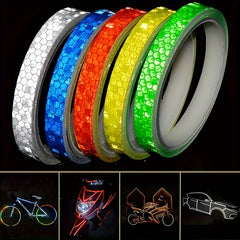 2pcs Reflective Wheel Stickers for Bikes Motorcycles