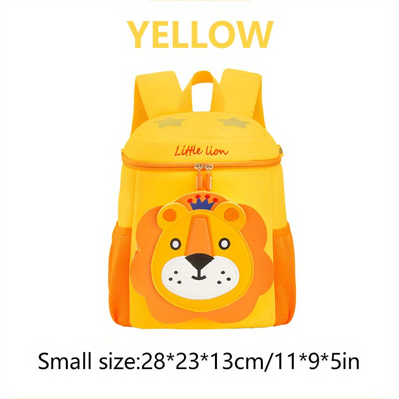 Kindergarten Elementary School Cartoon Lion Backpack