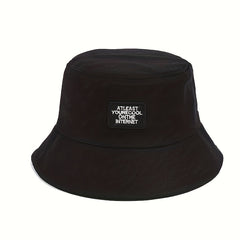 Men's Mushroom Embroidery Sun Hat Fisherman Hat